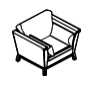 Кресло "Бордон" (кожа) 01006