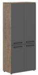 Шкаф высокий с глухими средними и низкими дверьми MHC 85.3