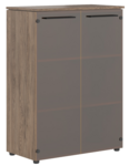 Шкаф средний со стеклянными дверьми MMC 85.2