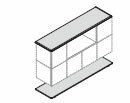 База и топ для шкафов Monolith