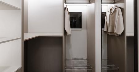 Реализованный проект квартиры 150 м² в ЖК «Республика». Часть 4 — гардеробная и санузлы