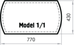 Бювар Model 1.1 с металлом new (кожа CUOIETTO, 2 слоя)