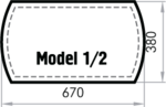 Бювар Model 1.2 с металлом new (кожа CUOIETTO, 2 слоя)