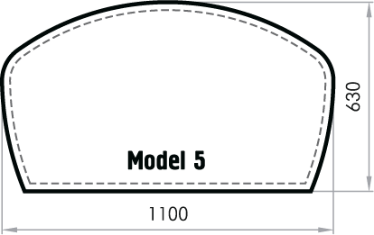Бювар Model 5 с металлом new (кожа CUOIETTO, 2 слоя)