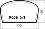 Бювар Model 5.1 с металлом new (кожа CUOIETTO, 2 слоя)