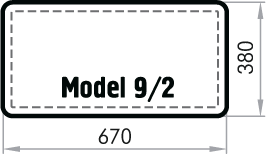 Бювар Model 9.2 с металлом new (кожа CUOIETTO, 2 слоя)