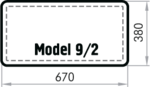 Бювар Model 9.2 с металлом new (кожа CUOIETTO, 2 слоя)