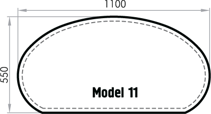 Бювар Model 11 с металлом new (кожа CUOIETTO, 2 слоя)