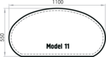 Бювар Model 11 с металлом new (кожа CUOIETTO, 2 слоя)