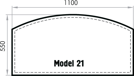 Бювар Model 21 с металлом new (кожа CUOIETTO, 2 слоя)