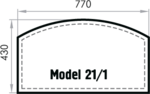 Бювар Model 21.1 с металлом new (кожа CUOIETTO, 2 слоя)