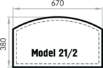 Бювар Model 21.2 с металлом new (кожа CUOIETTO, 2 слоя)