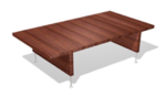 Стол для совещания прямоугольный столешница деревянная PSMM01530