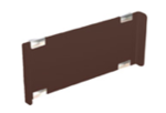 Дверь низкая кожа темно-коричневая PSPP01592MR