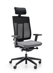 Кресло для руководителя Xenon Net с сетчатой спинкой и подголовником