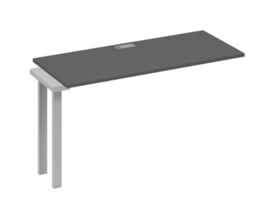 Секция стола рабочей станции на металлокаркасе UNO 