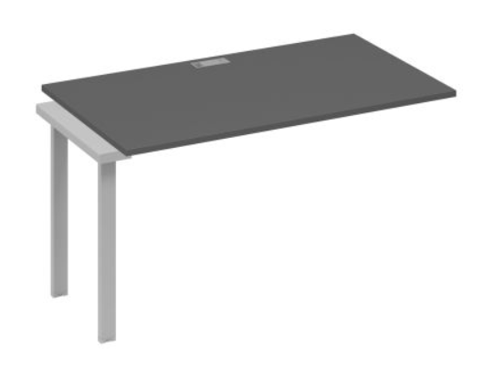 Секция стола рабочей станции на металлокаркасе UNO А4 Б1 022-1 БП