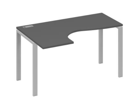 Стол эргономичный левый "Классика" на металлокаркасе UNO А4 А1 031 ВТ