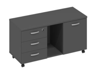 Тумба для оргтехники А4 262 ВТ