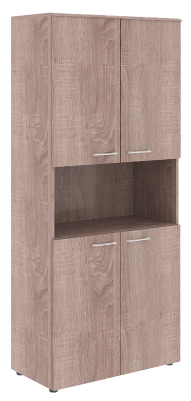 Шкаф с глухими средними дверьми и топом WHC 85.6 000