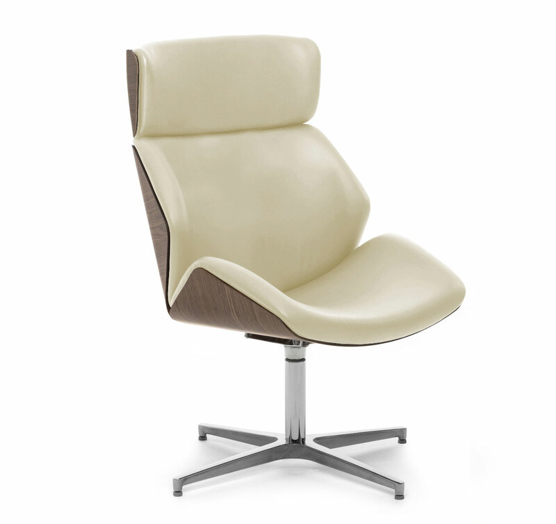 Кресло для посетителей CHARM HIGH WOOD LOUNGE CHARM/A 