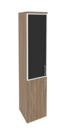 Шкаф для документов Onix O.SU-1.2R(L) black 