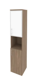 Шкаф для документов Onix O.SU-1.4R(R) white