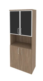 Шкаф для документов Onix O.ST-1.4R black