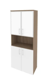 Шкаф для документов Onix O.ST-1.4R white Белый бриллиант