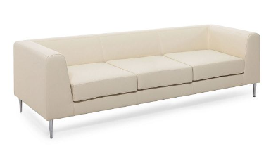 Диван EVA UP 3 Black Ivory 22042