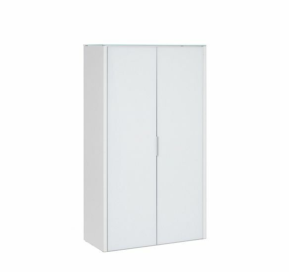 GALA ГАРДЕРОБ, 2 ДВЕРИ NEWLIB2/899 + LIBSH/899 BLACK GLASS