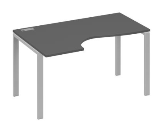 Стол эргономичный левый "Классика" на металлокаркасе UNO А4 А1 045 ВТ