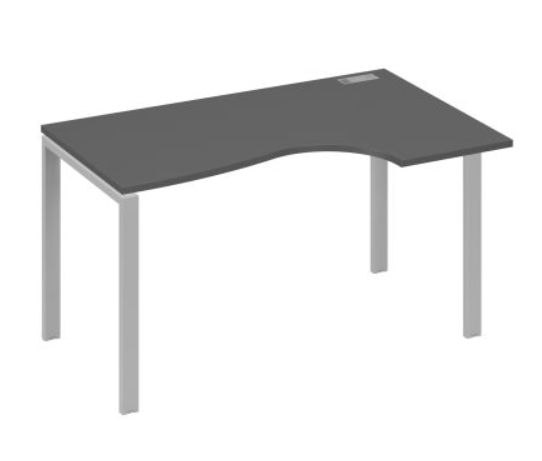 Стол эргономичный правый "Классика" на металлокаркасе UNO А4 А1 046 ВТ