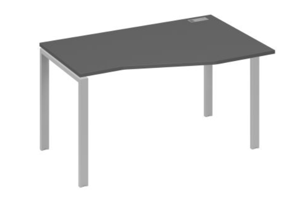 Стол эргономичный правый "Техно" на металлокаркасе UNO А4 А1 066 ВТ