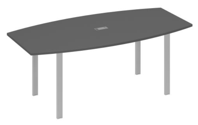 Стол фигурный на металлокаркасе UNO для переговоров А4 А1 114 ВТ