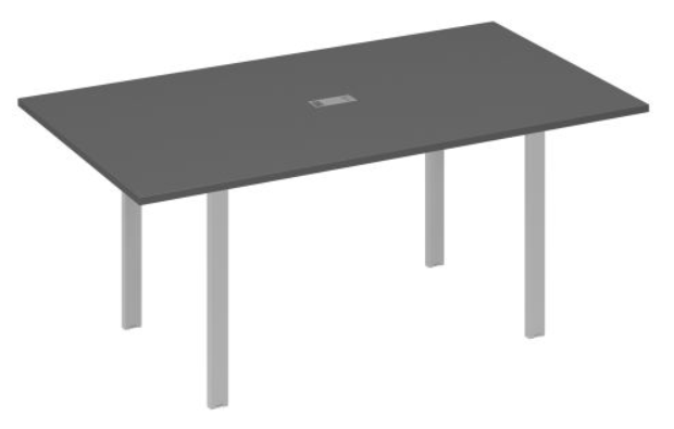 Стол на металлокаркасе UNO переговорный А4 А1 124 ВТ