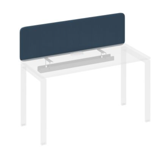 Экран стола фронтальный тканевый с кабель-каналом А4 А 878 LN17