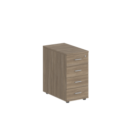 Тумба приставная с 3 ящ.(метаб) и нишей, с замком без топа SG.513 000