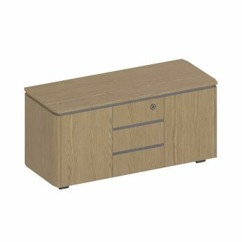 Тумба для оргтехники с фальшпанелями ИН 262 ГР