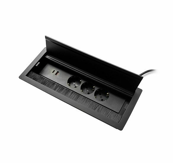 Solo Into рамка+блок3+2 ЧЕРНЫЙ INTO рамка+блок