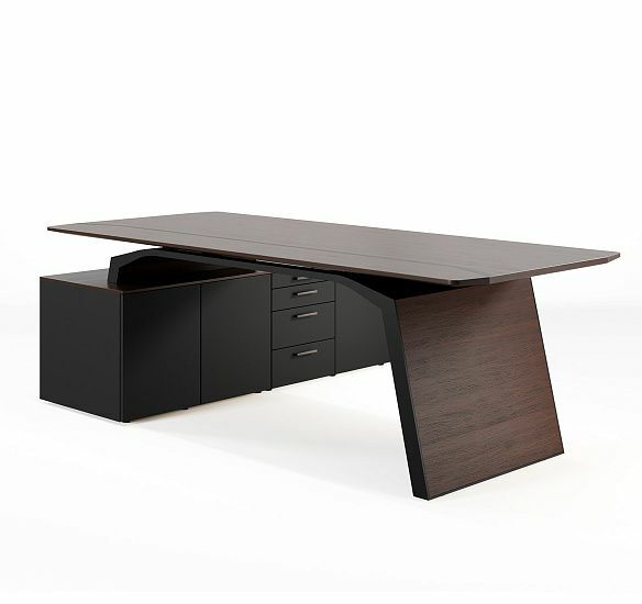 METAR Стол письмна опорн.тумбе MS.2210.AK+sup.pedestal