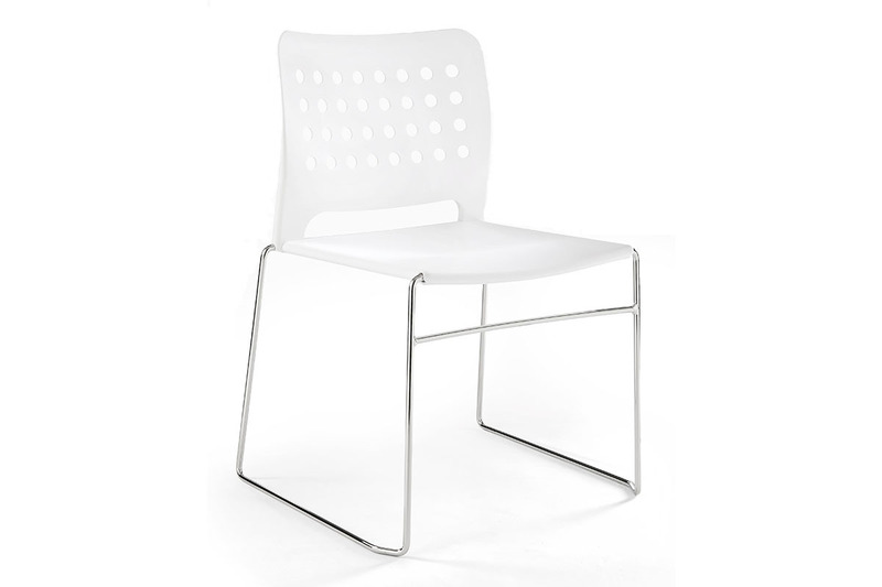 Holes стул на полозьях (металлокаркас Chrome)