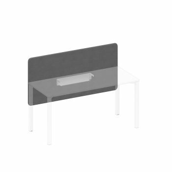 Экран настольный фронтальный тканевый с мягким наполнителем с кабель-каналом А1 БГ 859.01 BA50