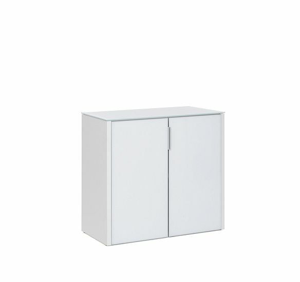 GALA ШКАФ НИЗКИЙ 2 ДВЕРИ NEWCRE2/899 CRVt BLACK GLASS