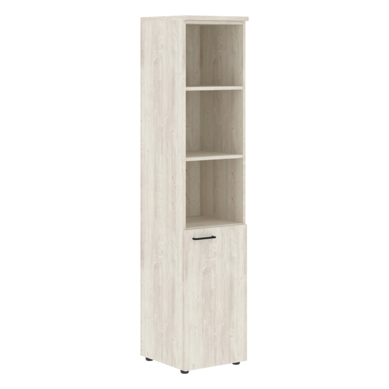 Шкаф колонка с глухой малой дверью и топом XTEN XHC 42.5 (L)