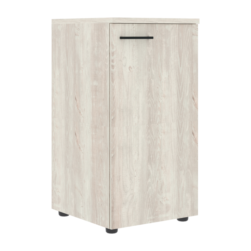 Шкаф колонка с глухой малой дверью и топом XTEN XLC 42.1(L)